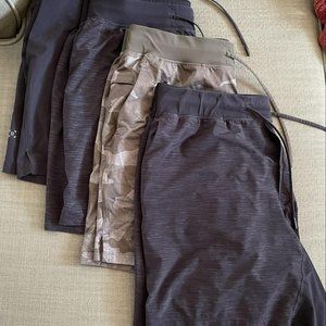 3 x Lululemon T.H.E. Shorts, Linerless, 7" XL